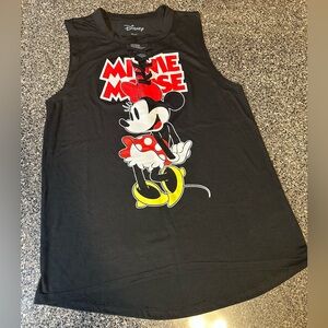 Disney Minnie Mouse Black Juniors/Women’s Tank Top